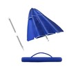 Nature Spring Nature Spring Beach Umbrella-Tilt and Anchor, Blue 804464AQE
